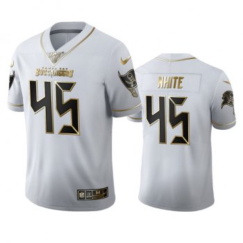 Devin White Buccaneers White 100th Season Golden Edition Jersey