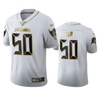 Vita Vea Buccaneers White 100th Season Golden Edition Jersey