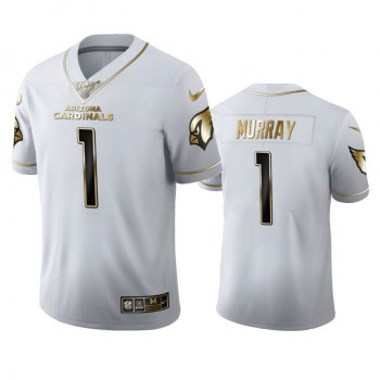 Kyler Murray Cardinals White 100th Season Golden Edition Jersey