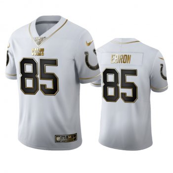 Eric Ebron Colts White 100th Season Golden Edition Jersey