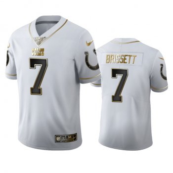 Jacoby Brissett Colts White 100th Season Golden Edition Jersey