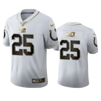 Marlon Mack Colts White 100th Season Golden Edition Jersey