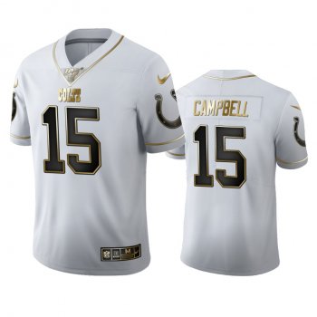 Parris Campbell Colts White 100th Season Golden Edition Jersey