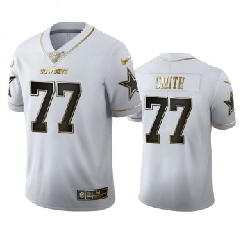 Tyron Smith Cowboys White 100th Season Golden Edition Jersey