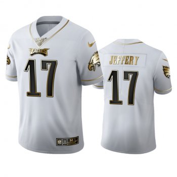 Alshon Jeffery Eagles White 100th Season Golden Edition Jersey