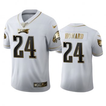 Jordan Howard Eagles White 100th Season Golden Edition Jersey