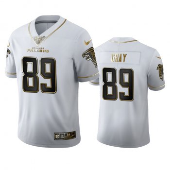 Alex Gray Falcons White 100th Season Golden Edition Jersey