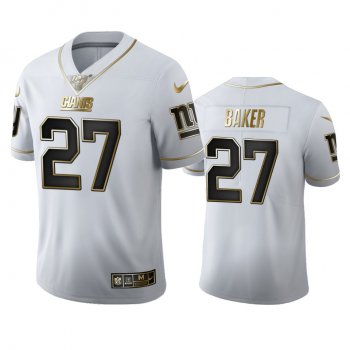 Deandre Baker Giants White 100th Season Golden Edition Jersey