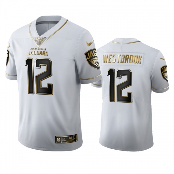 Dede Westbrook Jaguars White 100th Season Golden Edition Jersey