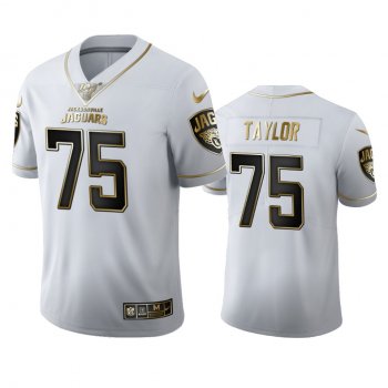 Jawaan Taylor Jaguars White 100th Season Golden Edition Jersey