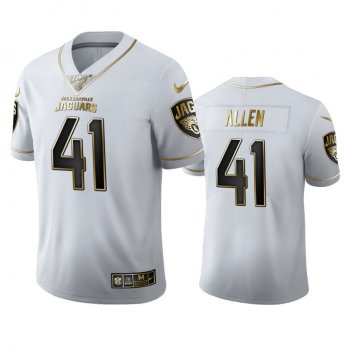 Josh Allen Jaguars White 100th Season Golden Edition Jersey