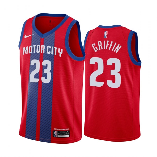 Blake Griffin Detroit Pistons 2019-20 City Edition Red Jersey