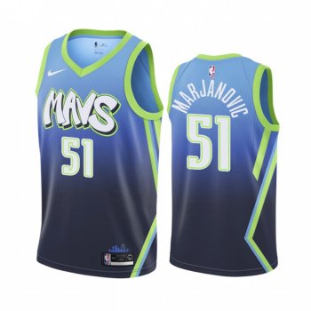 Boban Marjanovic Dallas Mavericks 2019-20 City Edition Blue Jersey