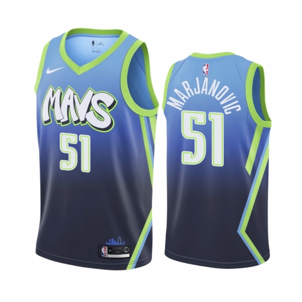 Boban Marjanovic Dallas Mavericks 2019-20 City Edition Blue Jersey