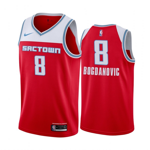 Bogdan Bogdanovic Sacramento Kings 2019-20 City Edition Red Jersey