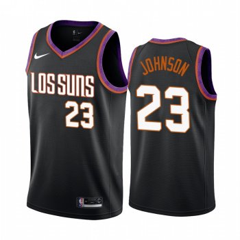 Phoenix Suns Cameron Johnson Black 2019-20 City Edition Jersey