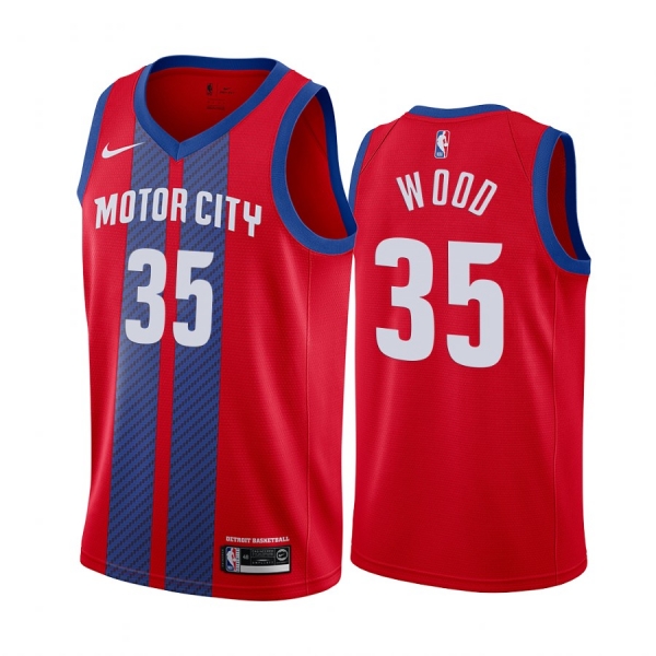 Christian Wood Detroit Pistons 2019-20 City Edition Red Jersey