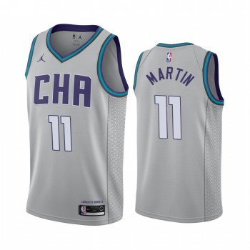 Cody Martin Charlotte Hornets 2019-20 Gray City Edition Finished Jersey