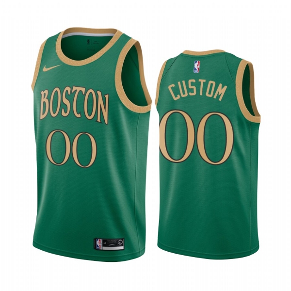 Boston Celtics Custom Green 2019-20 City Edition Jersey