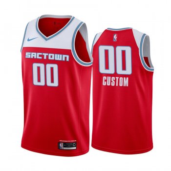 Custom Detroit Pistons 2019-20 City Edition Red Jersey