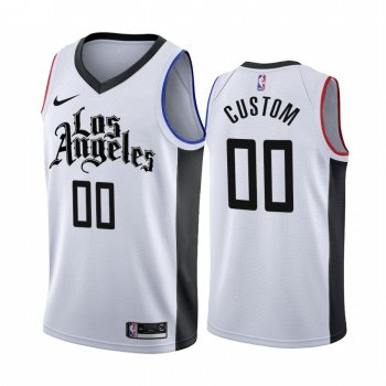 Custom Houston Rockets 2019-20 City Edition White Jersey