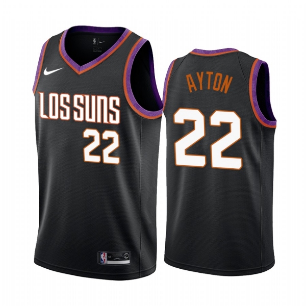 Phoenix Suns Deandre Ayton Black 2019-20 City Edition Jersey