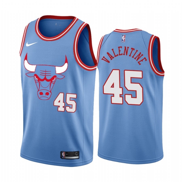 Denzel Valentine Chicago Bulls 2019-20 City Edition Blue Jersey