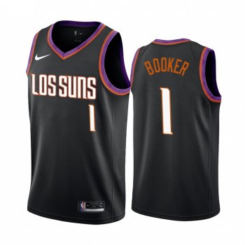 Phoenix Suns Devin Booker Black 2019-20 City Edition Jersey