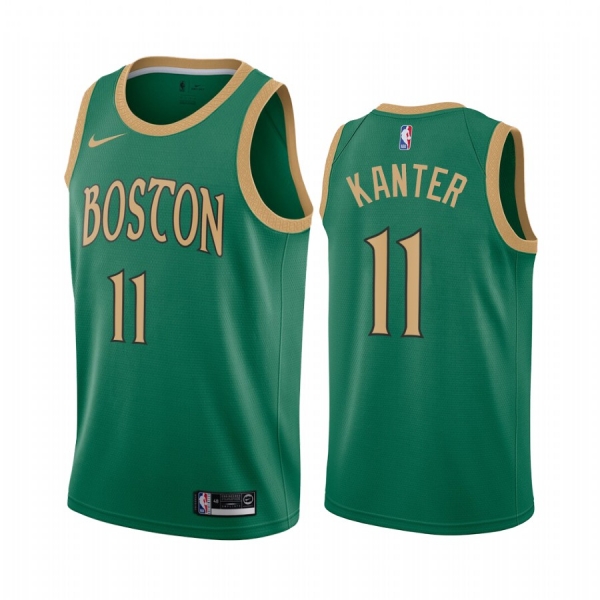 Boston Celtics Enes Kanter Green 2019-20 City Edition Jersey