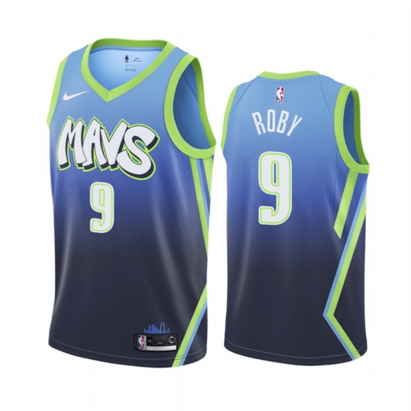 Isaiah Roby Dallas Mavericks 2019-20 City Edition Blue Jersey