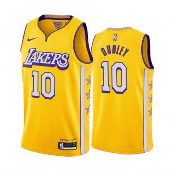 Jared Dudley Los Angeles Lakers 2019-20 City Edition Yellow Jersey