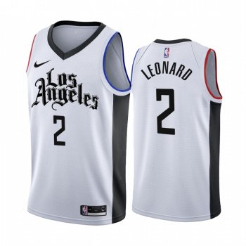 Los Angeles Clippers Kawhi Leonard White 2019-20 City Edition Jersey