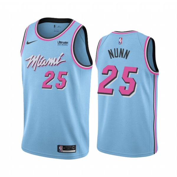 Kendrick Nunn Miami Heat 2019-20 City Edition Blue Jersey