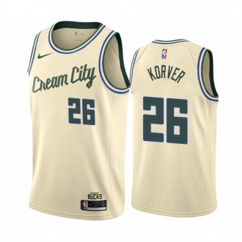 Kyle Korver Milwaukee Bucks 2019-20 Cream City Edition Jersey