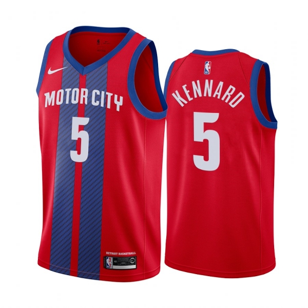 Luke Kennard Detroit Pistons 2019-20 City Edition Red Jersey