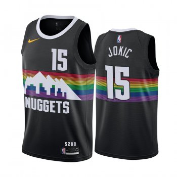 Nikola Jokic Denver Nuggets 2019-20 City Edition Black Jersey