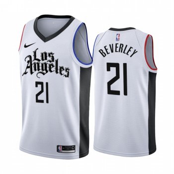 Los Angeles Clippers Patrick Beverley White 2019-20 City Edition Jersey