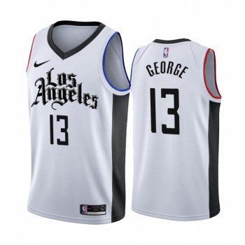 Los Angeles Clippers Paul George White 2019-20 City Edition Jersey