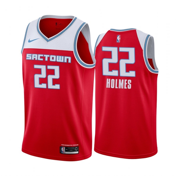 Richaun Holmes Sacramento Kings 2019-20 City Edition Red Jersey