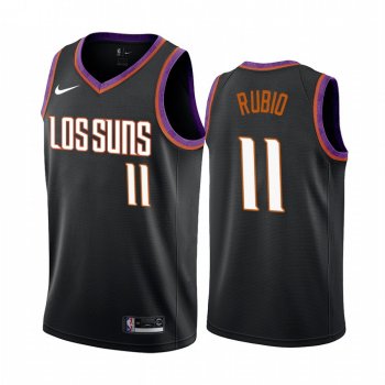 Phoenix Suns Ricky Rubio Black 2019-20 City Edition Jersey