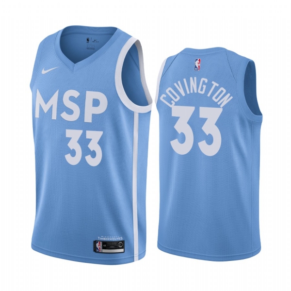 Robert Covington Minnesota Timberwolves 2019-20 City Edition Blue Jersey