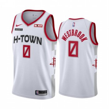 Russell Westbrook Houston Rockets 2019-20 City Edition White Jersey