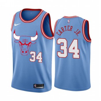 Wendell Carter Jr. Chicago Bulls 2019-20 City Edition Blue Jersey