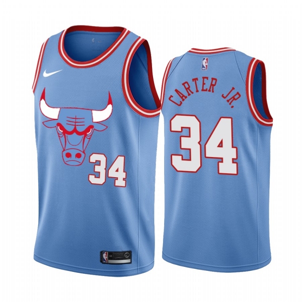 Wendell Carter Jr. Chicago Bulls 2019-20 City Edition Blue Jersey