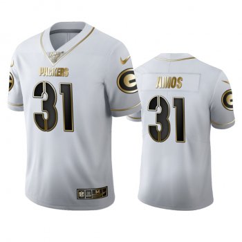 Adrian Amos Packers White 100th Season Golden Edition Jersey