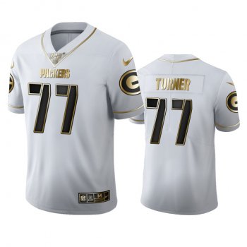 Billy Turner Packers White 100th Season Golden Edition Jersey