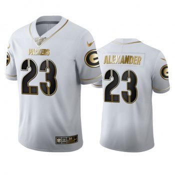 Jaire Alexander Packers White 100th Season Golden Edition Jersey