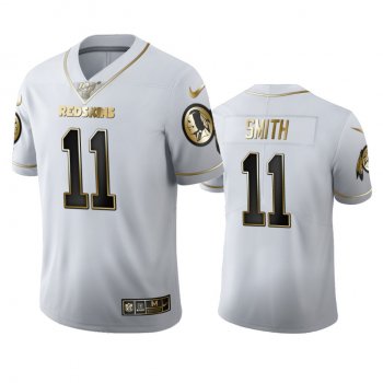 Alex Smith Redskins White 100th Season Golden Edition Jersey