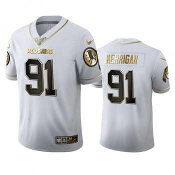 Ryan Kerrigan Redskins White 100th Season Golden Edition Jersey