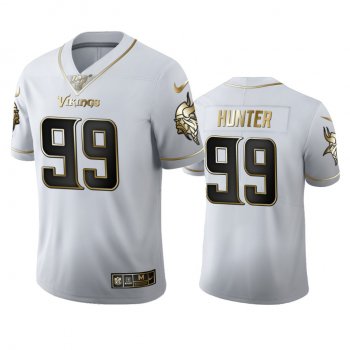 Danielle Hunter Vikings White 100th Season Golden Edition Jersey